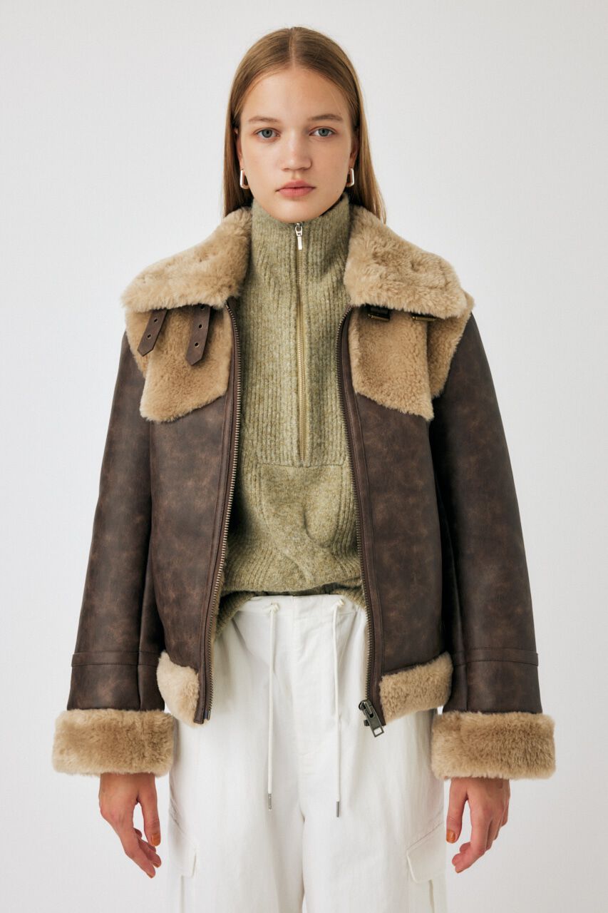 MOUSSY「F/SHEARLING ジャケット」|その他|