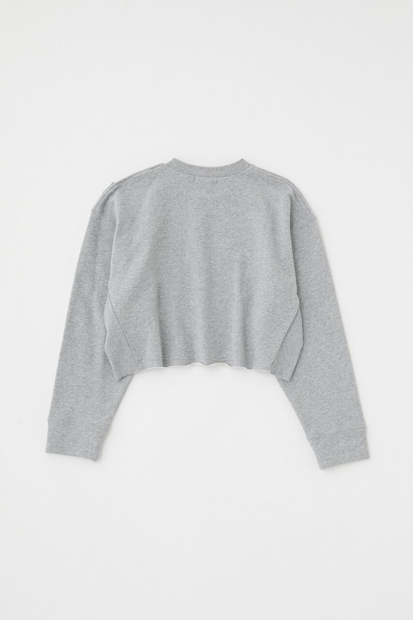 MOUSSY「SHOULDER CUT CROPPED トップス」|パーカー|