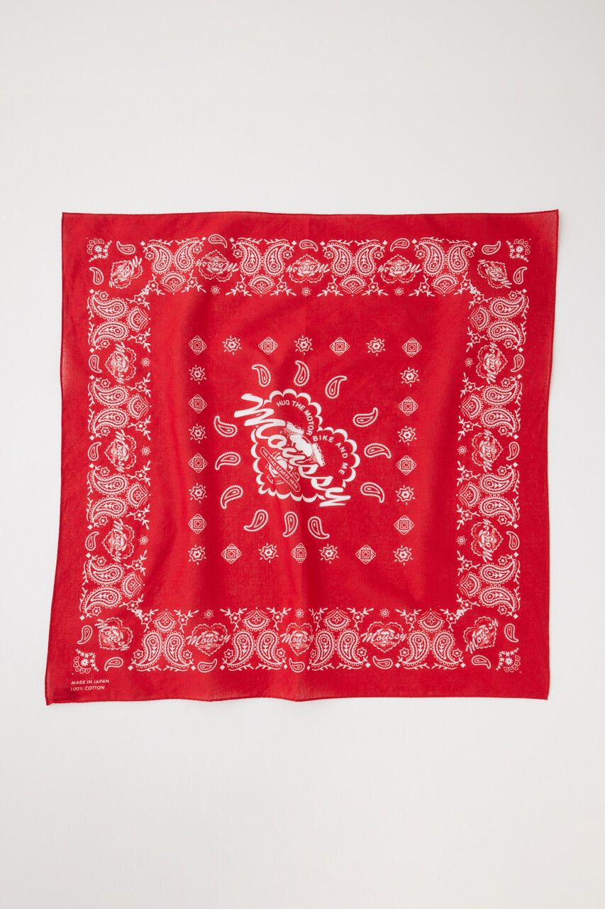 MOUSSY「BIKER バンダナ」|その他|RED