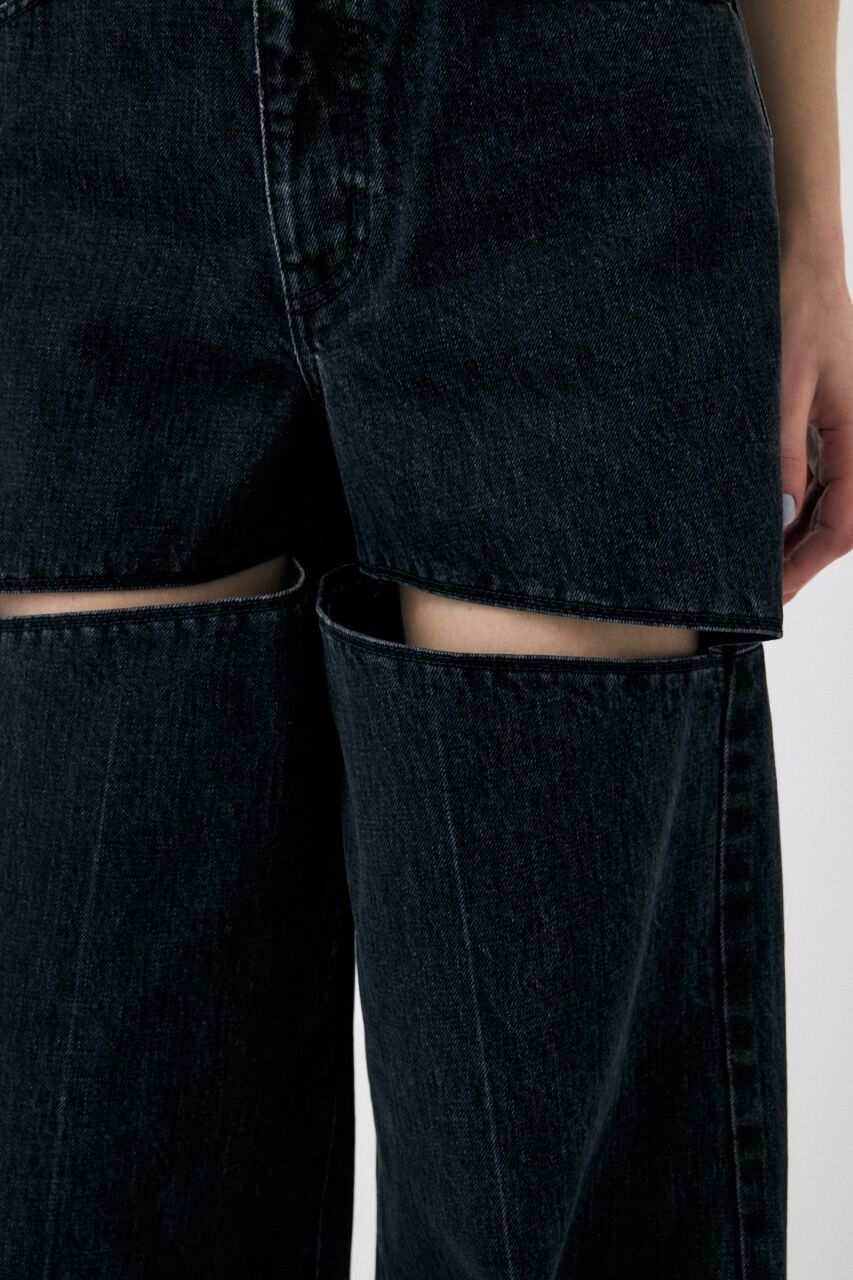 MOUSSY「HW NOTCH STRAIGHT」|デニム|