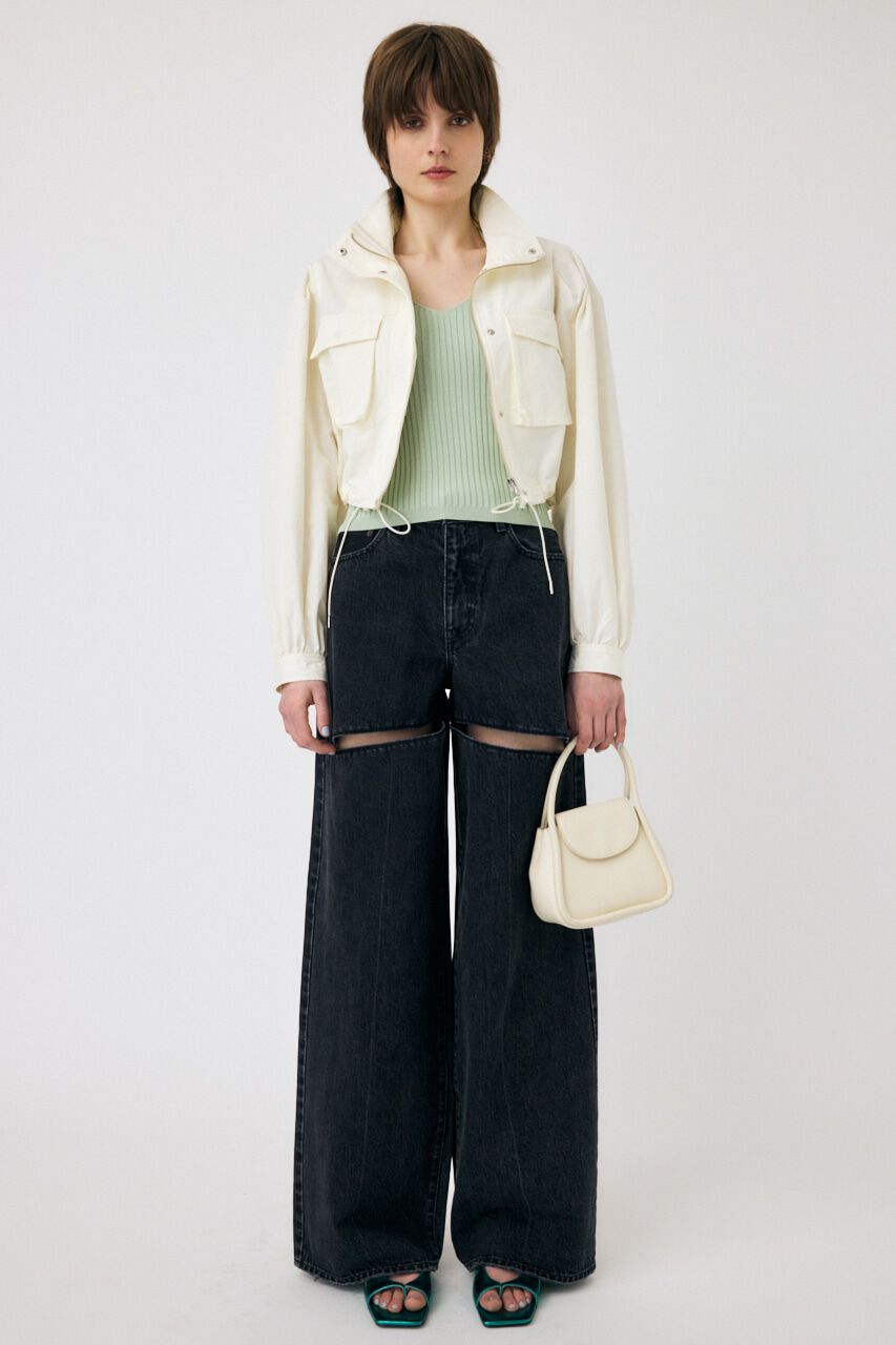 MOUSSY「HW NOTCH STRAIGHT」|デニム|