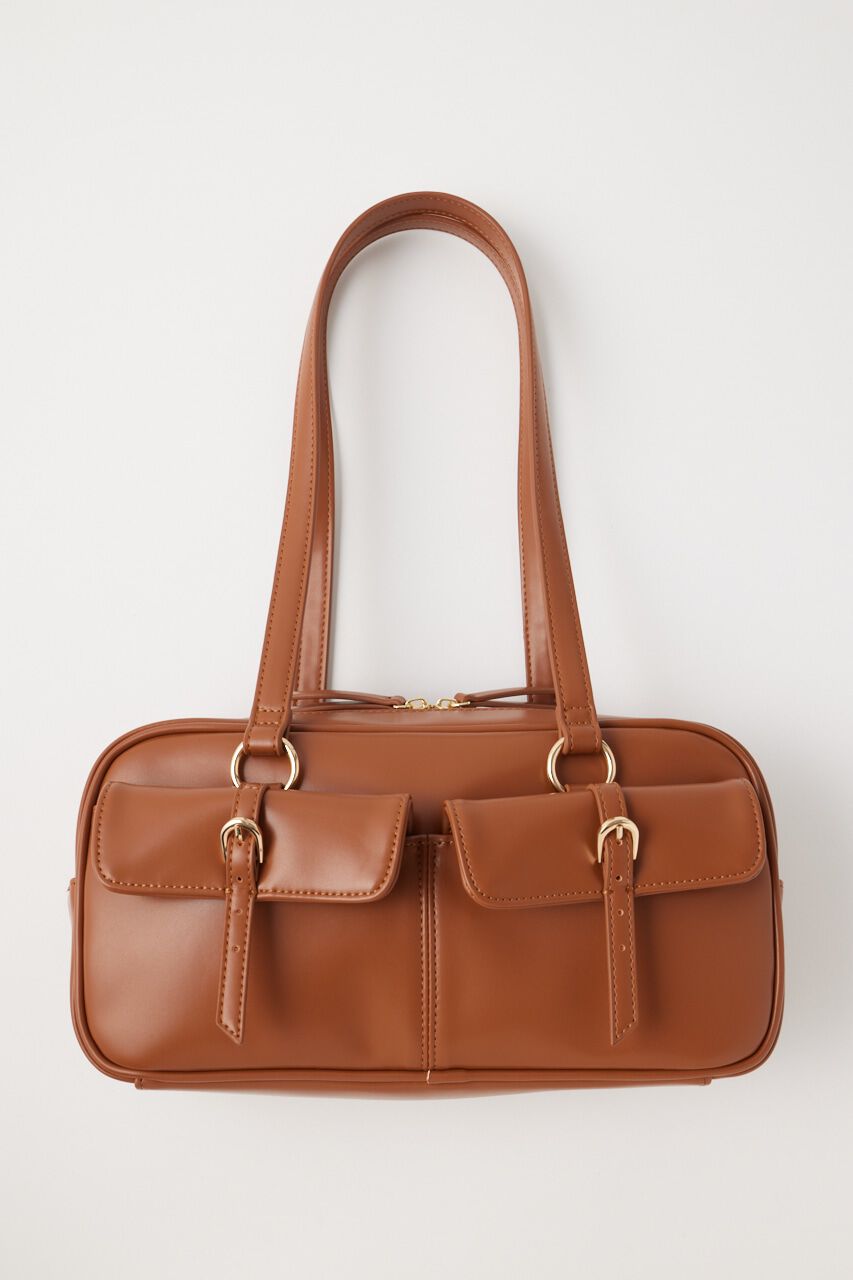 MOUSSY「FAUX LEATHER SHOULDER バッグ」|その他|BRN