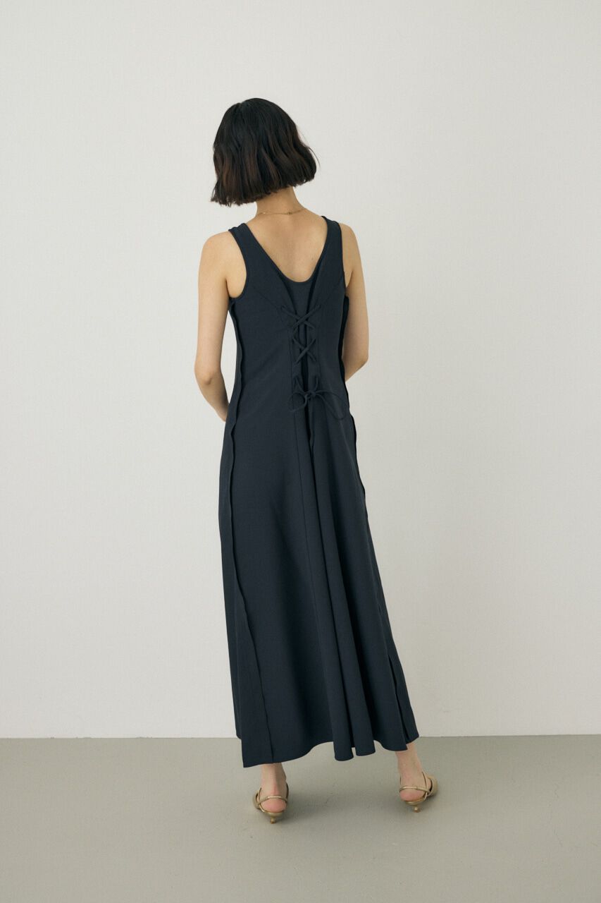 MOUSSY「レースアップワンピース　リサイクルポリエステル使用」|ワンピース|