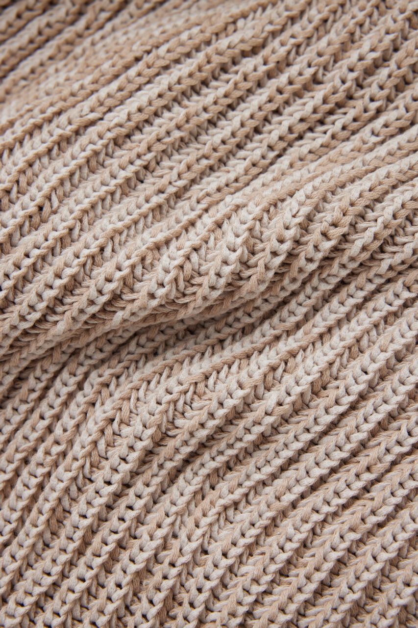 MOUSSY「メランジニットカーディガン　コットン&times;リサイクルポリエステル混」|カーディガン|