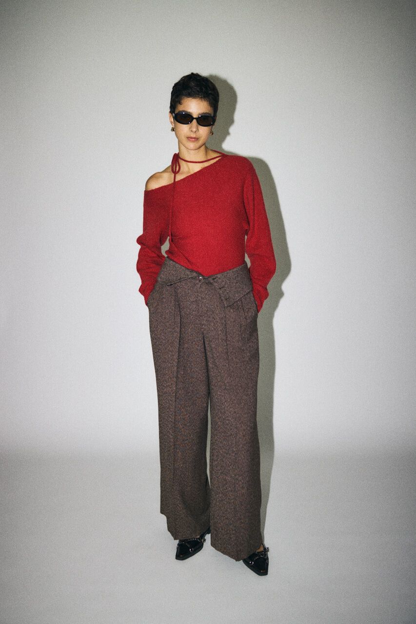 MOUSSY「ONE SHOULDER セーター」|ニット・セーター|