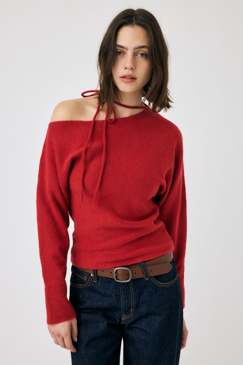 MOUSSY「ONE SHOULDER セーター」|ニット・セーター|