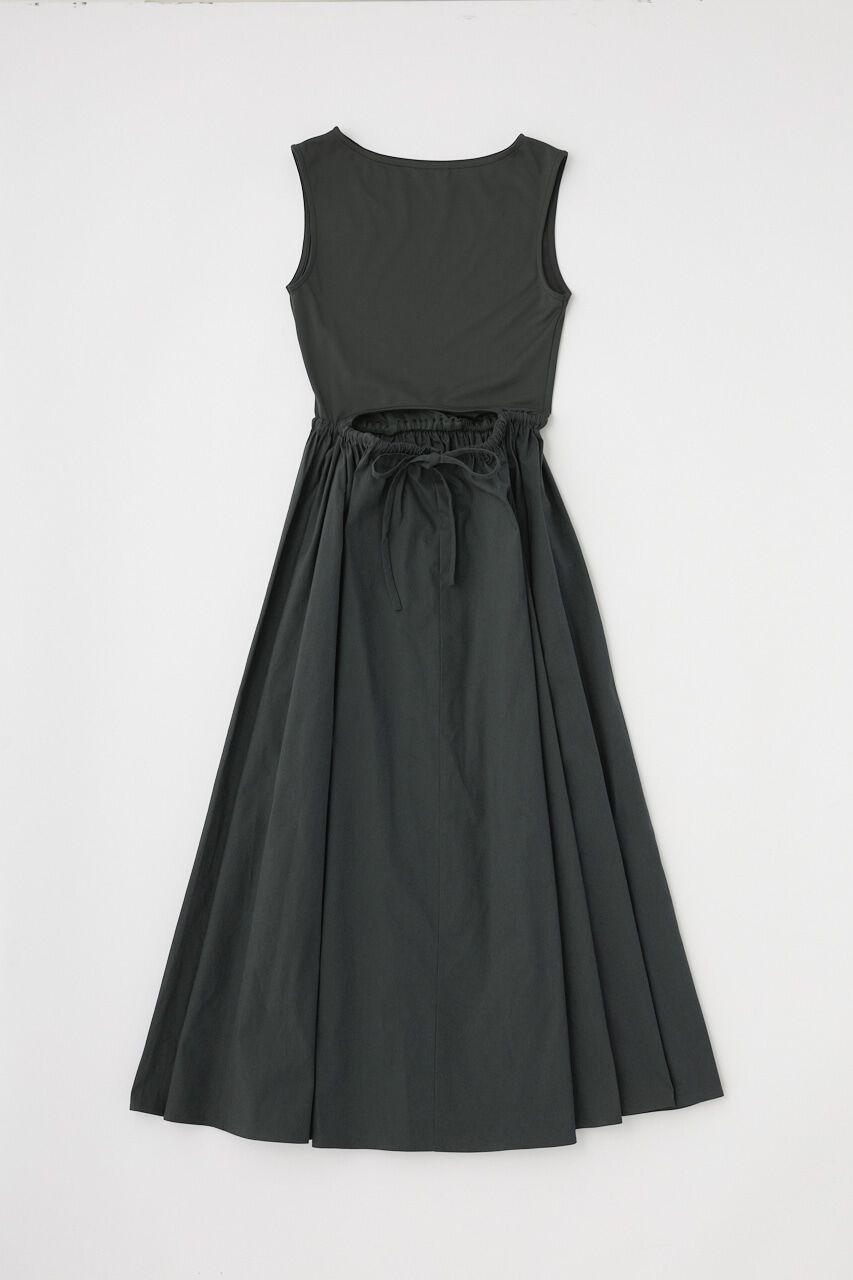 MOUSSY「伸縮性のあるﾘｻｲｸﾙﾎﾟﾘｴｽﾃﾙ使用のｶｯﾄｿｰﾀﾝｸﾄｯﾌﾟ 」|ワンピース|