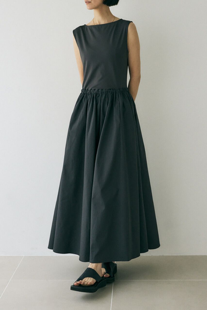 MOUSSY「伸縮性のあるﾘｻｲｸﾙﾎﾟﾘｴｽﾃﾙ使用のｶｯﾄｿｰﾀﾝｸﾄｯﾌﾟ 」|ワンピース|