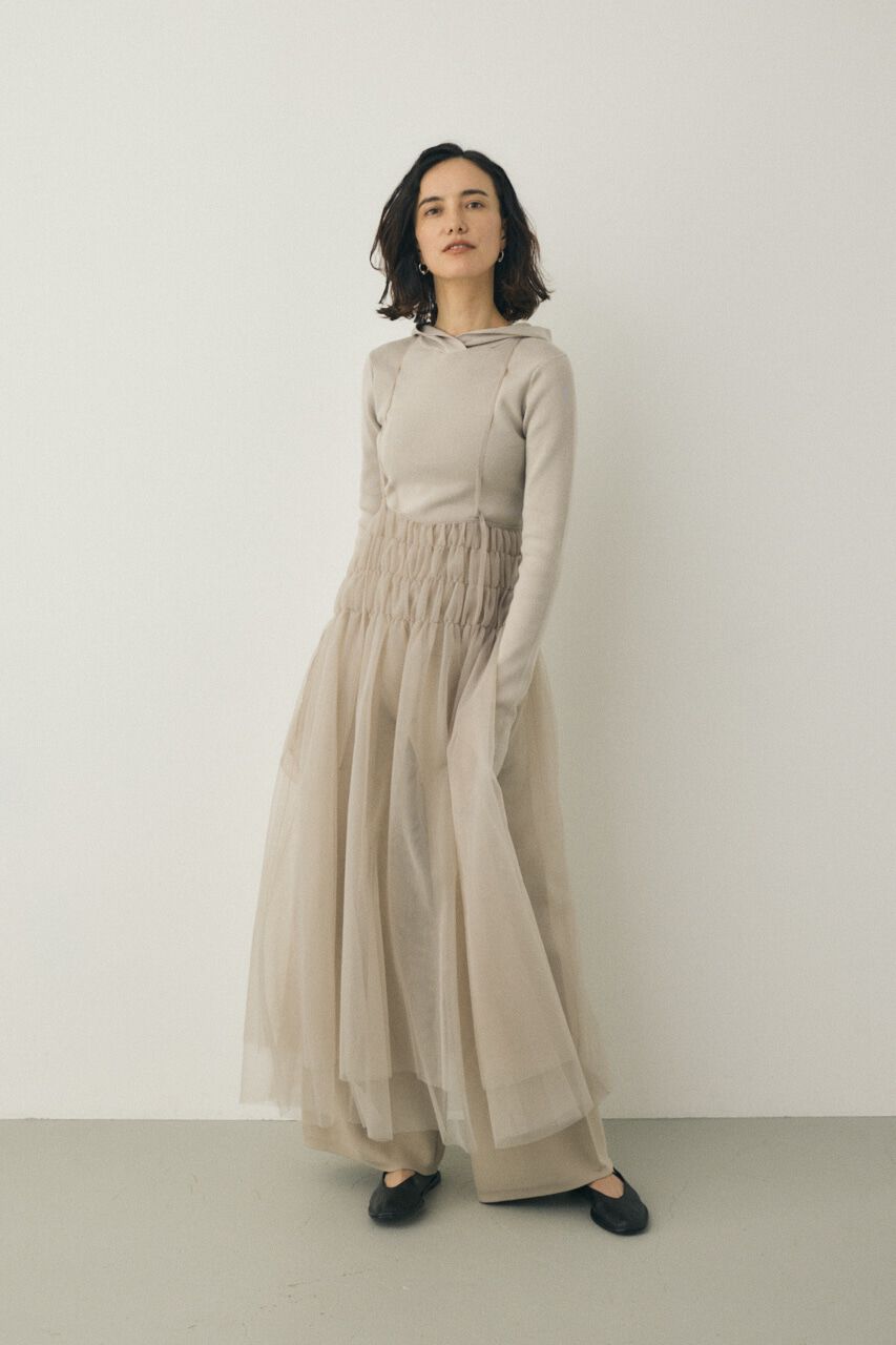 MOUSSY「2wayチュールキャミワンピース　リサイクルポリエステル使用」|ワンピース|L/GRY1