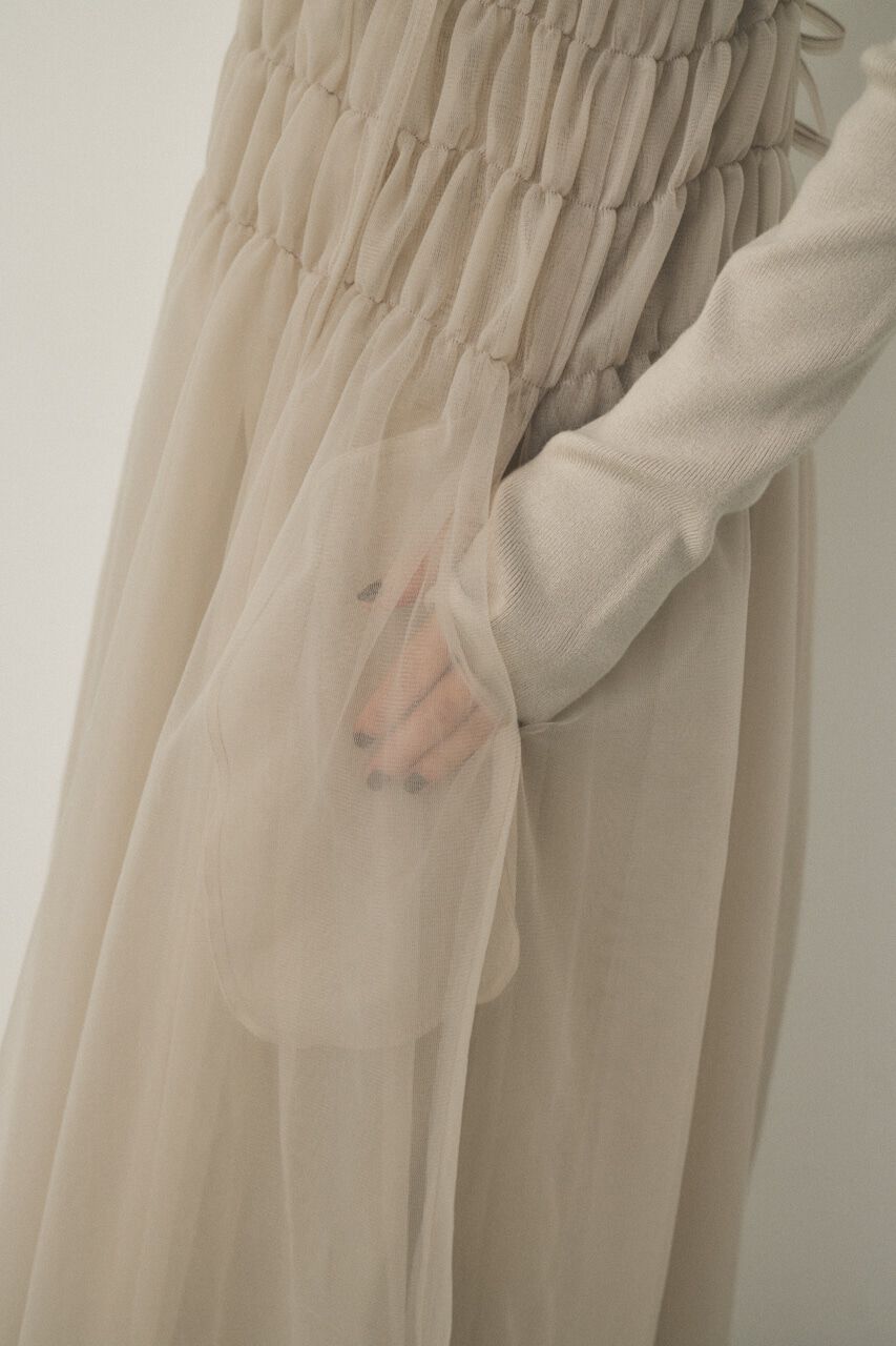 MOUSSY「2wayチュールキャミワンピース　リサイクルポリエステル使用」|ワンピース|