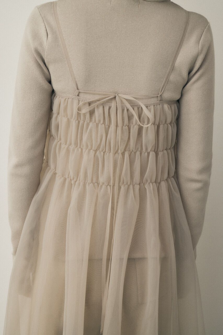 MOUSSY「2wayチュールキャミワンピース　リサイクルポリエステル使用」|ワンピース|