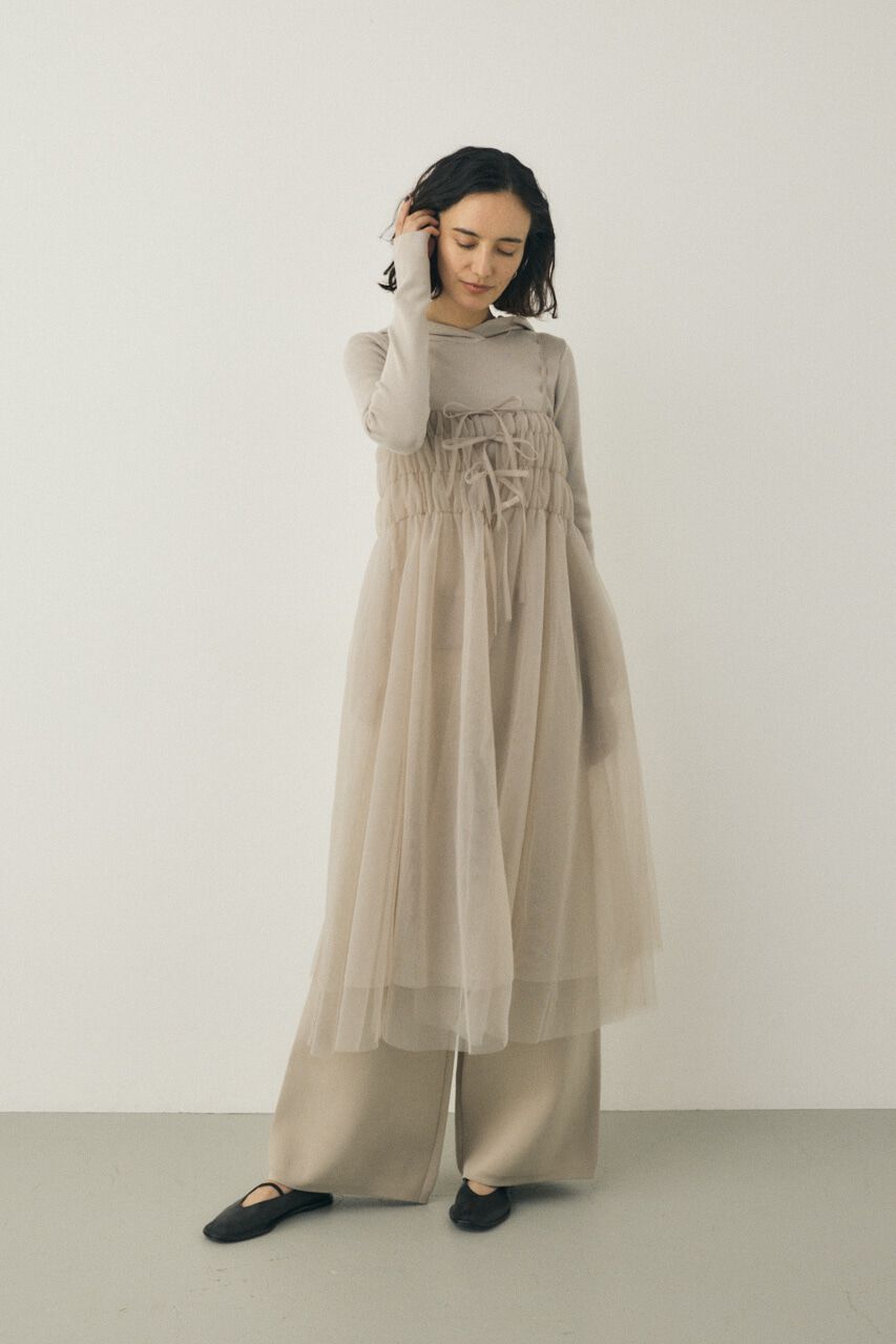 MOUSSY「2wayチュールキャミワンピース　リサイクルポリエステル使用」|ワンピース|