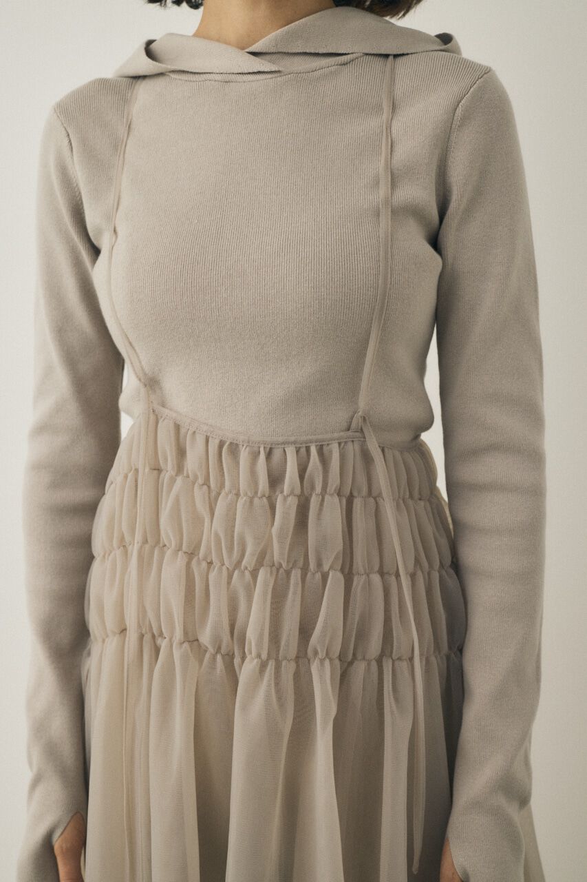 MOUSSY「2wayチュールキャミワンピース　リサイクルポリエステル使用」|ワンピース|