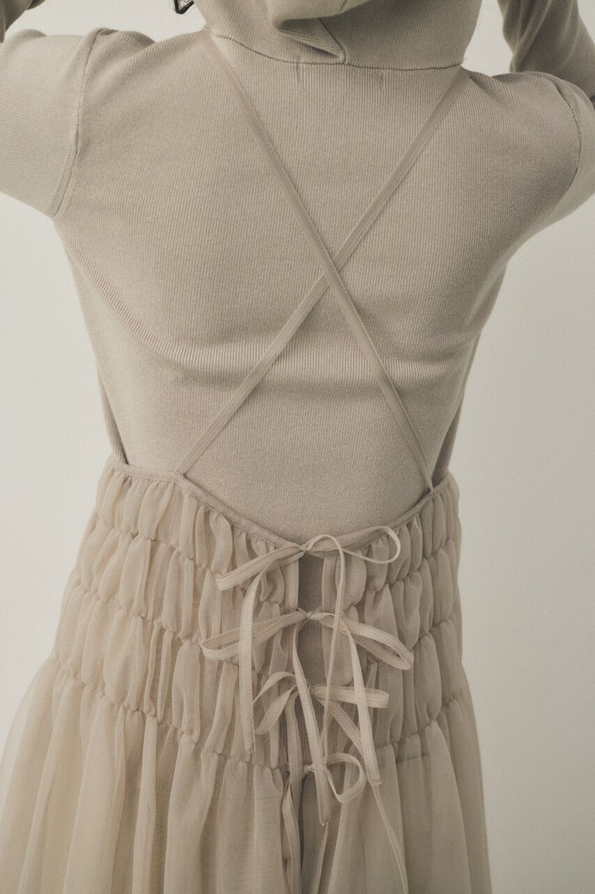 MOUSSY「2wayチュールキャミワンピース　リサイクルポリエステル使用」|ワンピース|