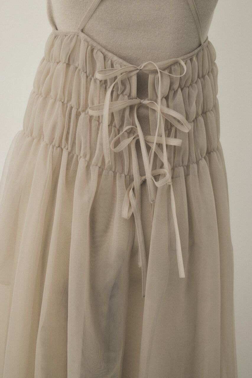 MOUSSY「2wayチュールキャミワンピース　リサイクルポリエステル使用」|ワンピース|