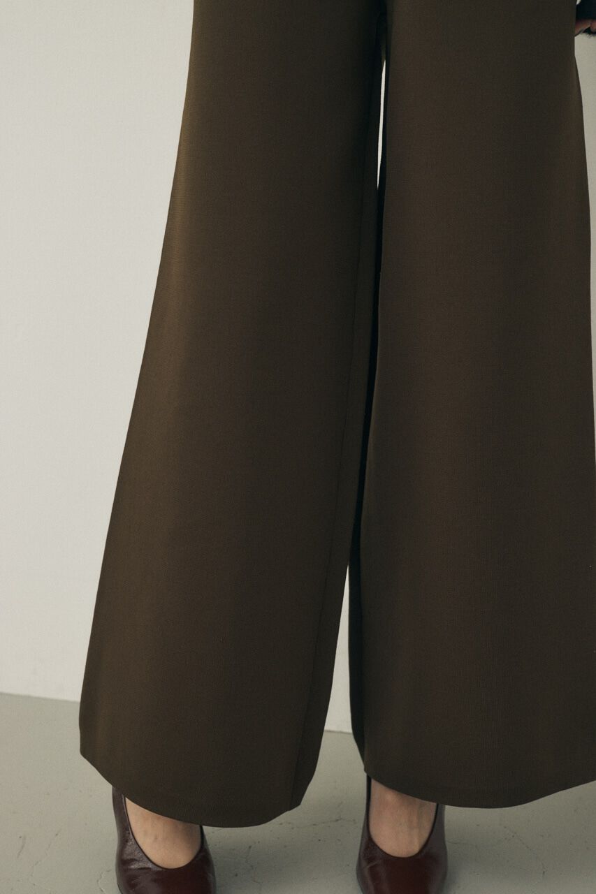 MOUSSY「ニットワイドパンツ　リサイクルポリエステル&times;オーガニックコットン」|その他|