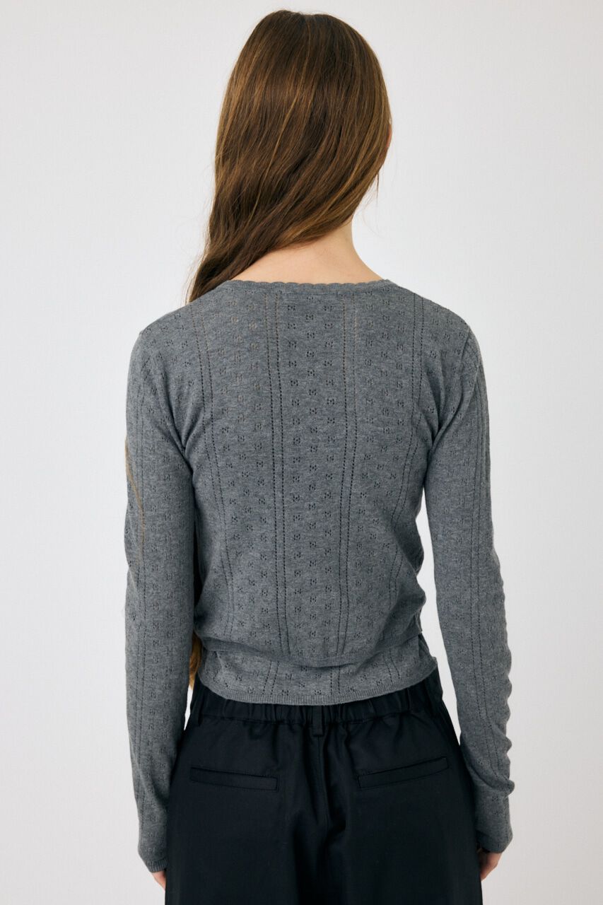 MOUSSY「PICOT EYELET ニットアンサンブル」|ニット・セーター|