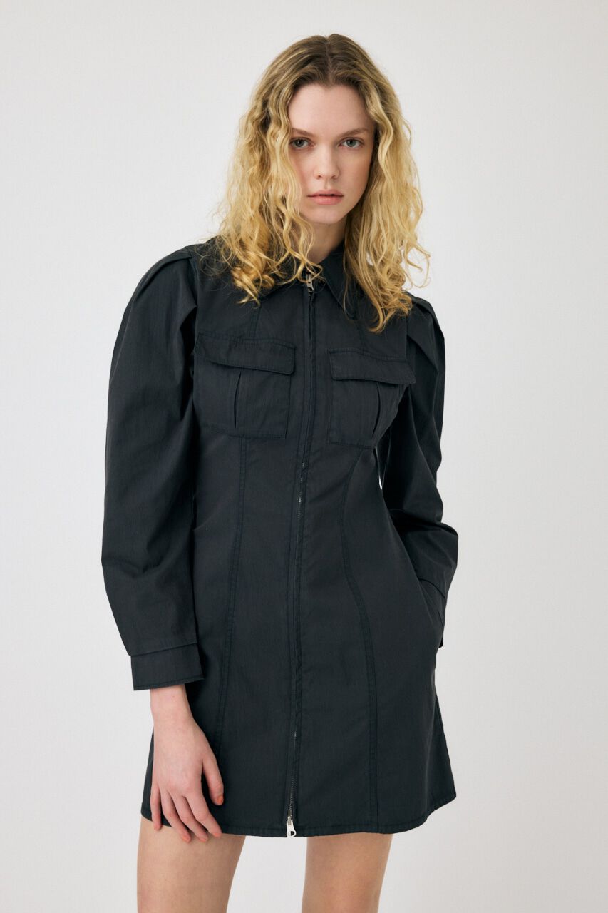 MOUSSY「PATCH POCKET ZIPUP ワンピース」|ワンピース|