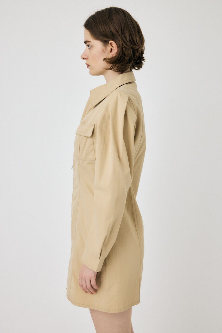 MOUSSY「PATCH POCKET ZIPUP ワンピース」|ワンピース|