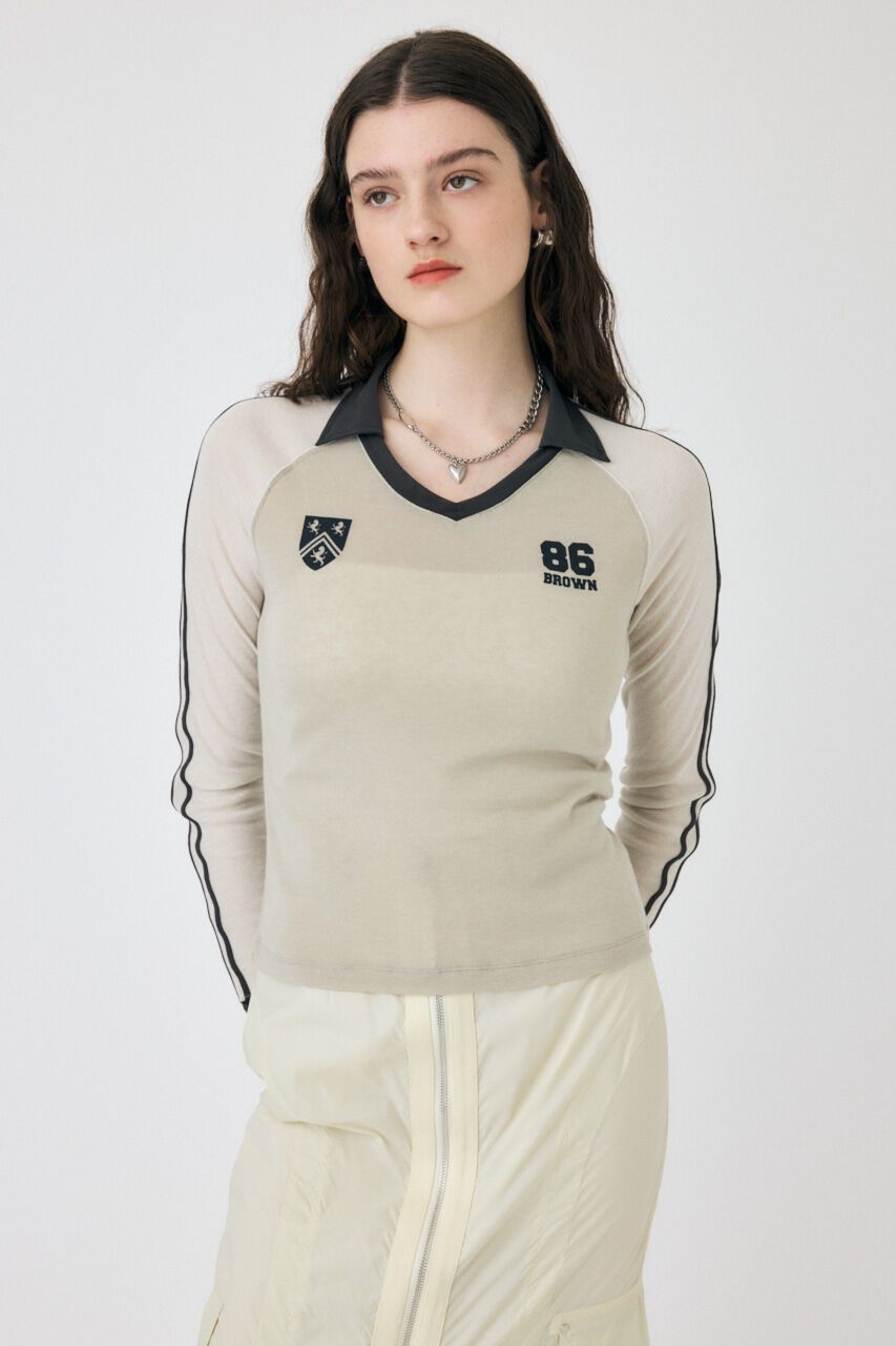 MOUSSY「SHEER GAME シャツ」|Tシャツ・カットソー|