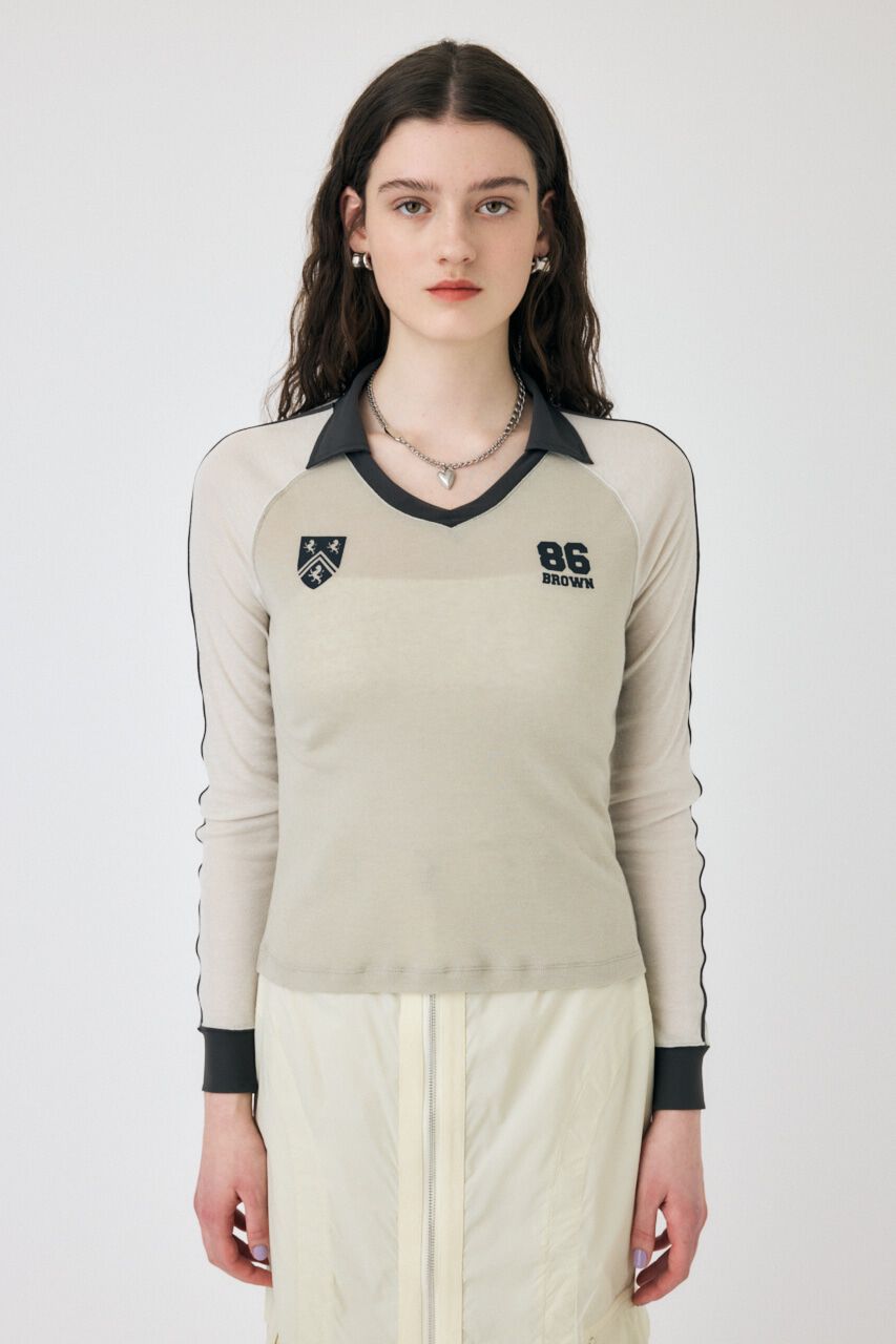 MOUSSY「SHEER GAME シャツ」|Tシャツ・カットソー|