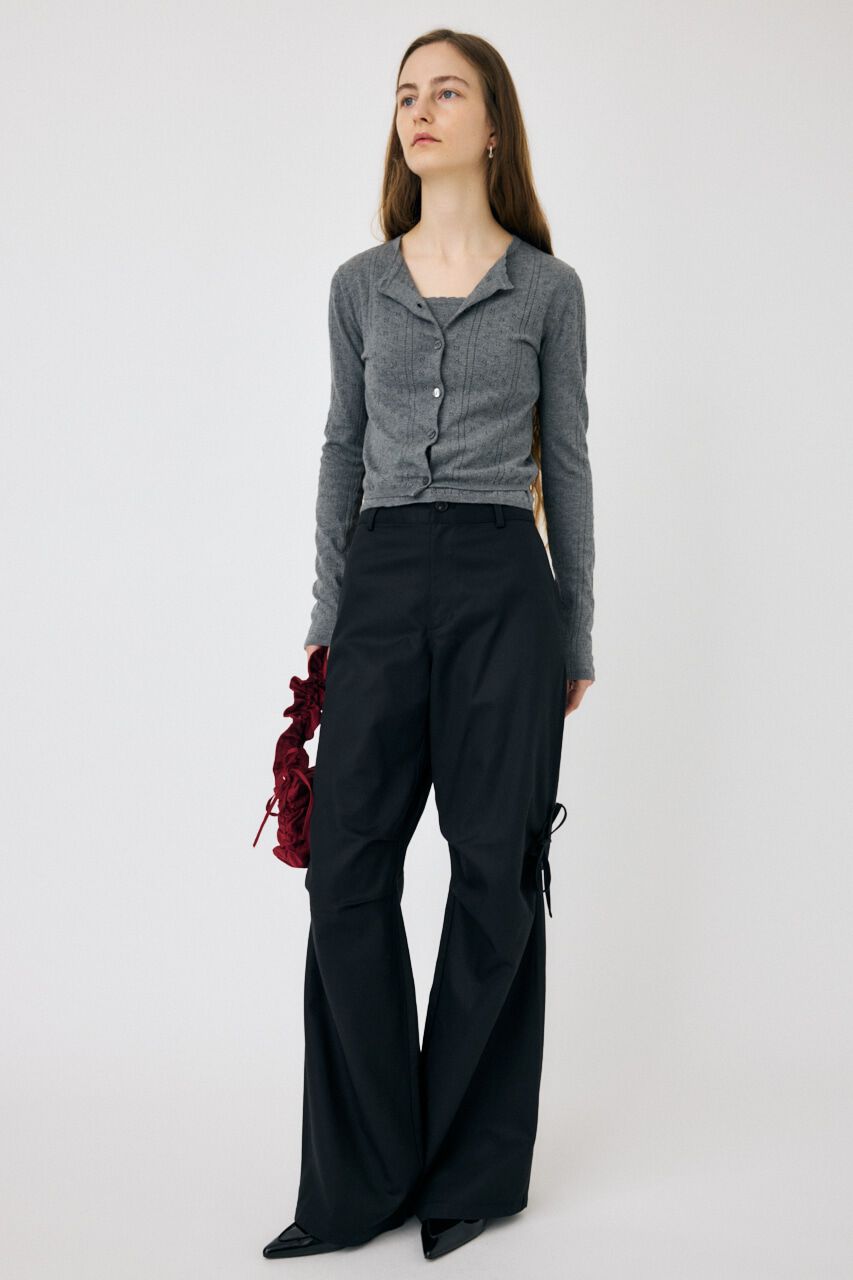 MOUSSY「STRAP DETAIL パンツ」|その他|