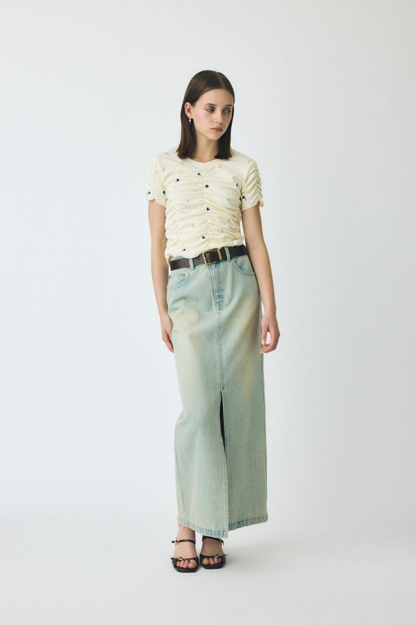 MOUSSY「DENIM MAXI PENCIL スカート」|スカート|
