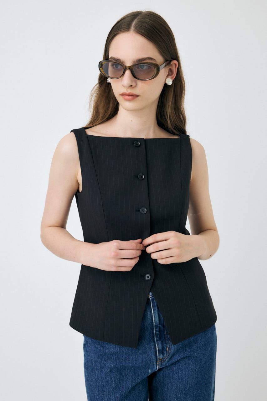 MOUSSY「BOAT NECK ベスト」|その他|