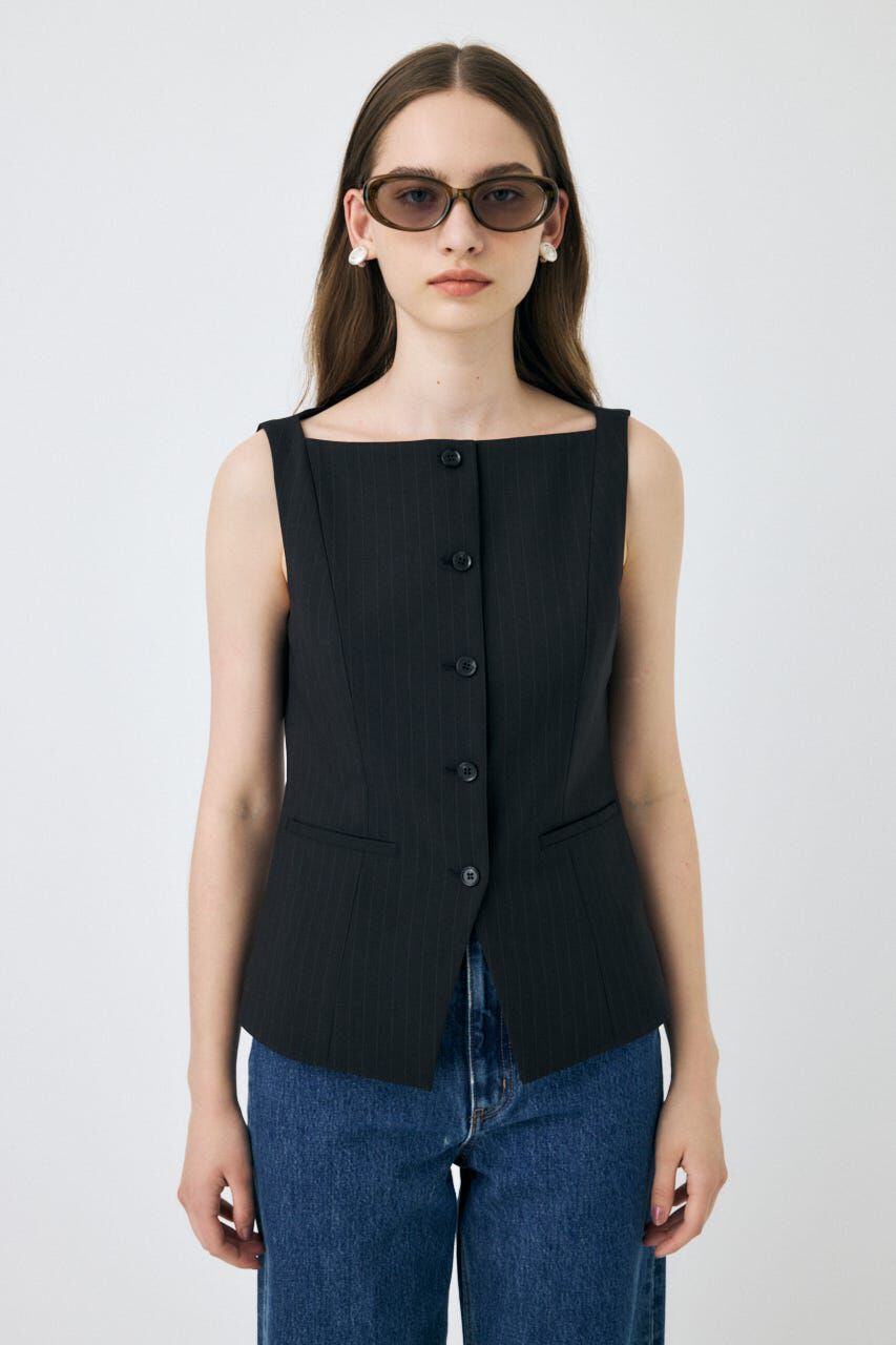 MOUSSY「BOAT NECK ベスト」|その他|