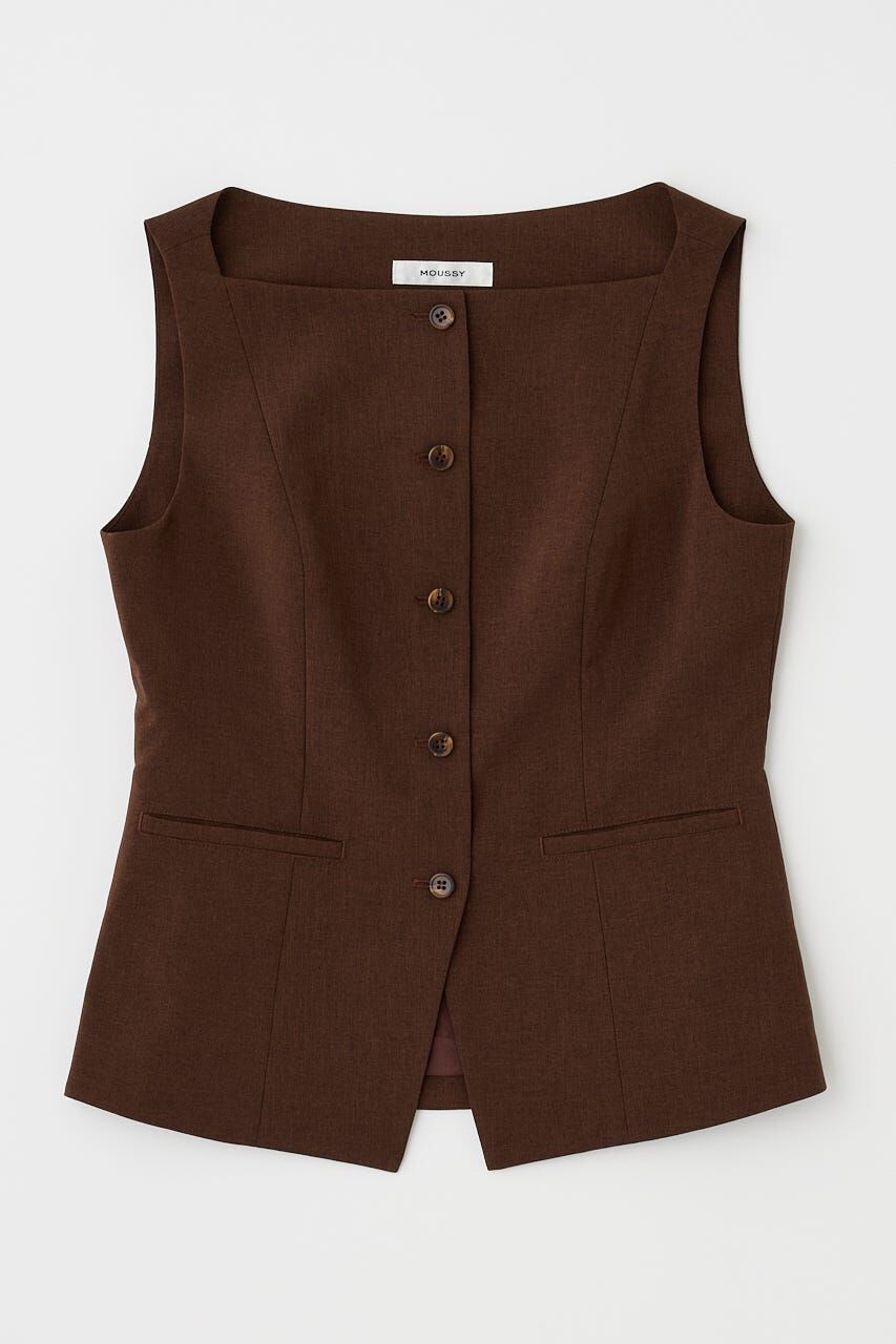 MOUSSY「BOAT NECK ベスト」|その他|