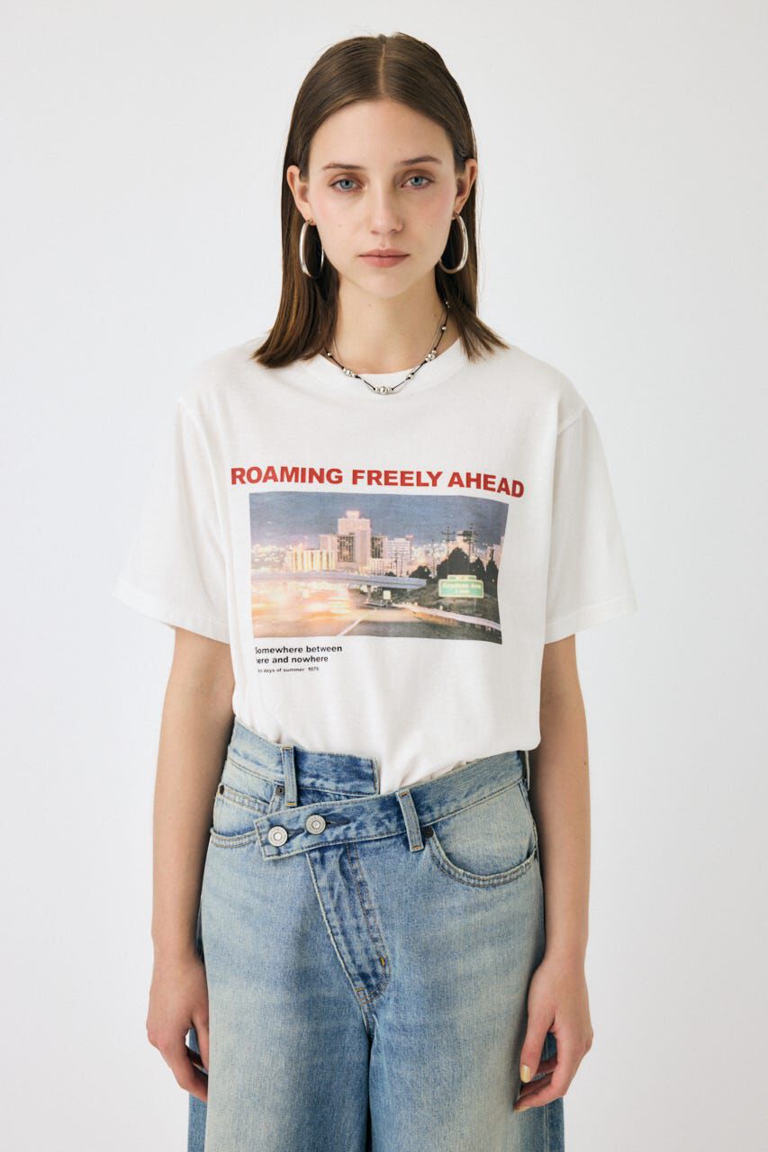 MOUSSY「1976 NOSTALGC フォト TEE」|Tシャツ・カットソー|