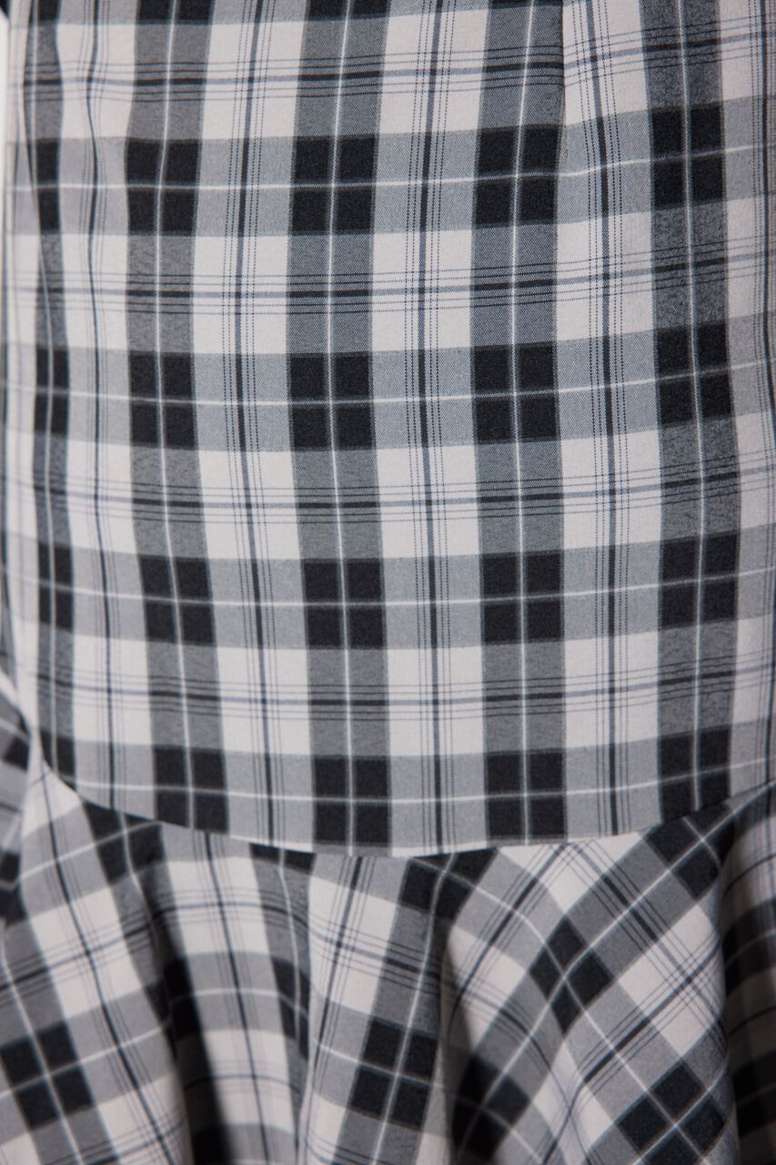 rienda「チェックフリルスリットスコートショートパンツ」|その他|