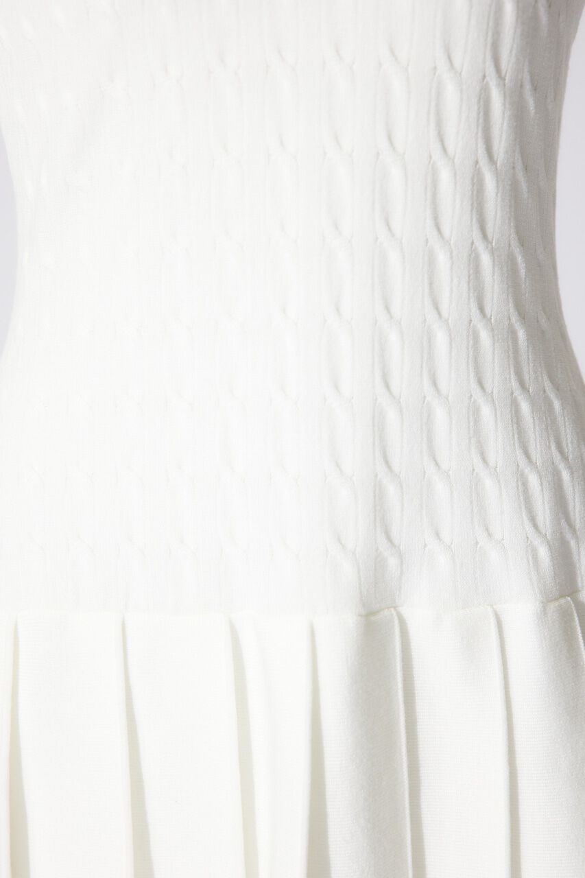 rienda「スキッパーデザインニットミニワンピース」|ワンピース|