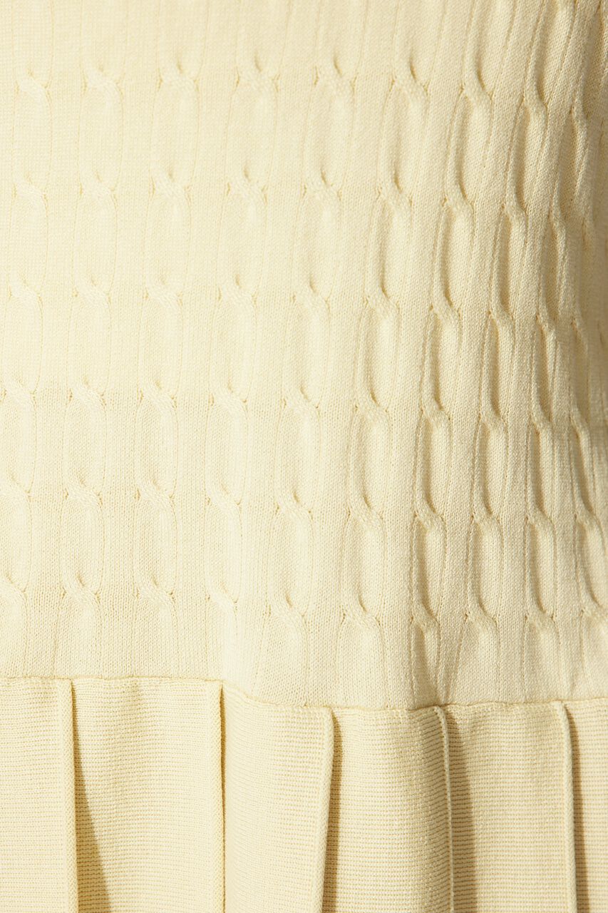 rienda「スキッパーデザインニットミニワンピース」|ワンピース|