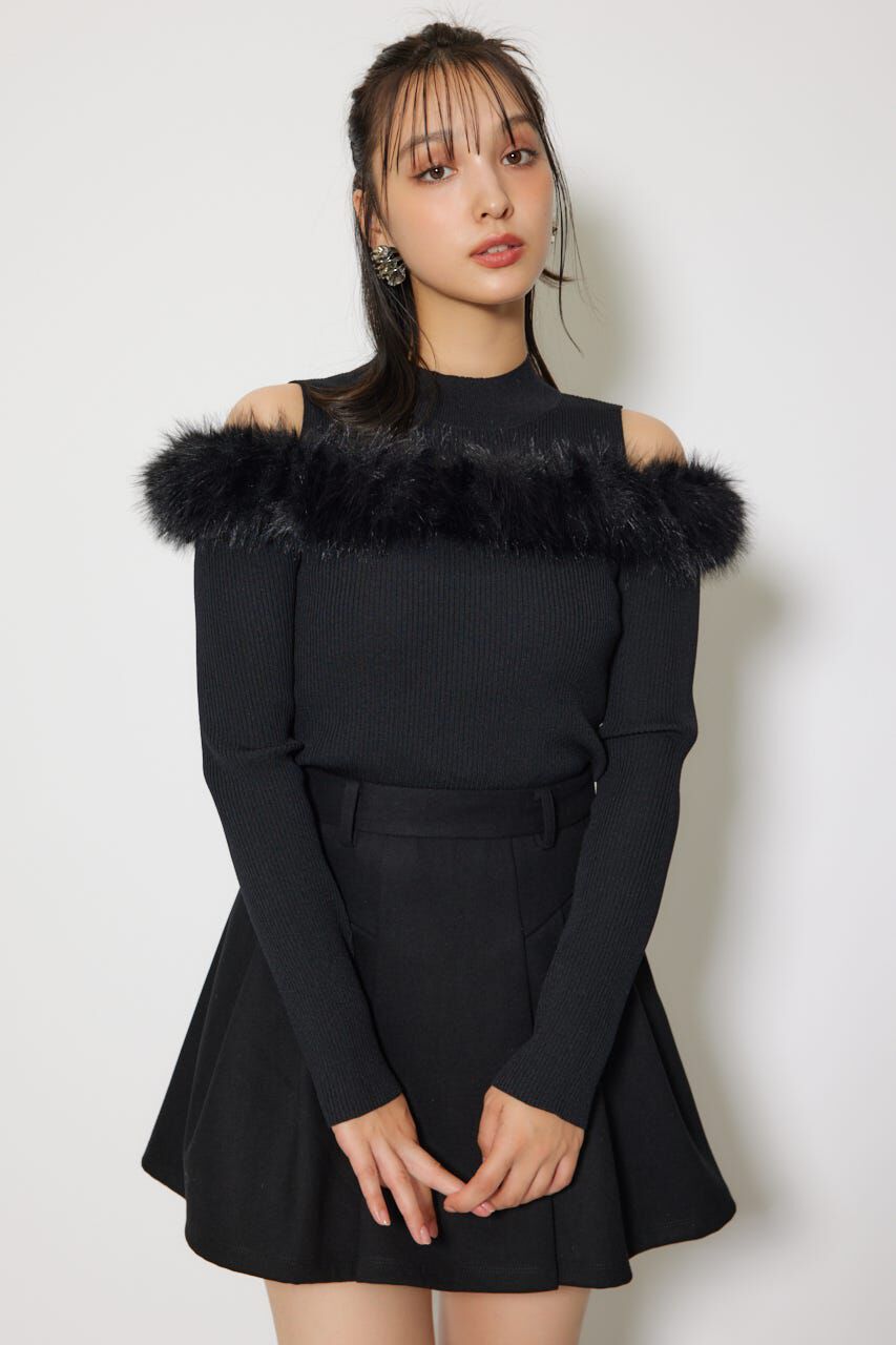 rienda「ボンディングストラクチャーミニスコートショートパンツ」|その他|