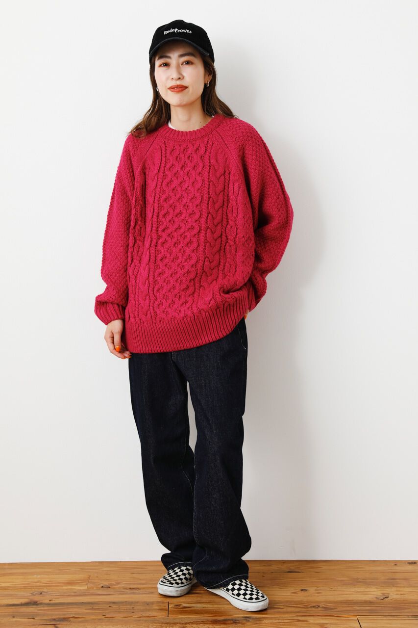 RODEO CROWNS「GOOD OLD フィッシャーマンニットトップス」|ニット・セーター|