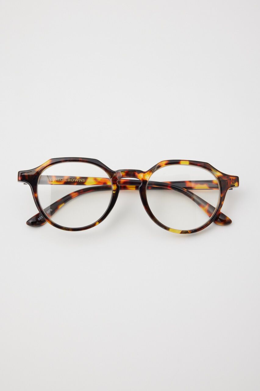 RODEO CROWNS「ROUND GLASSES」|メガネ|柄BRN5