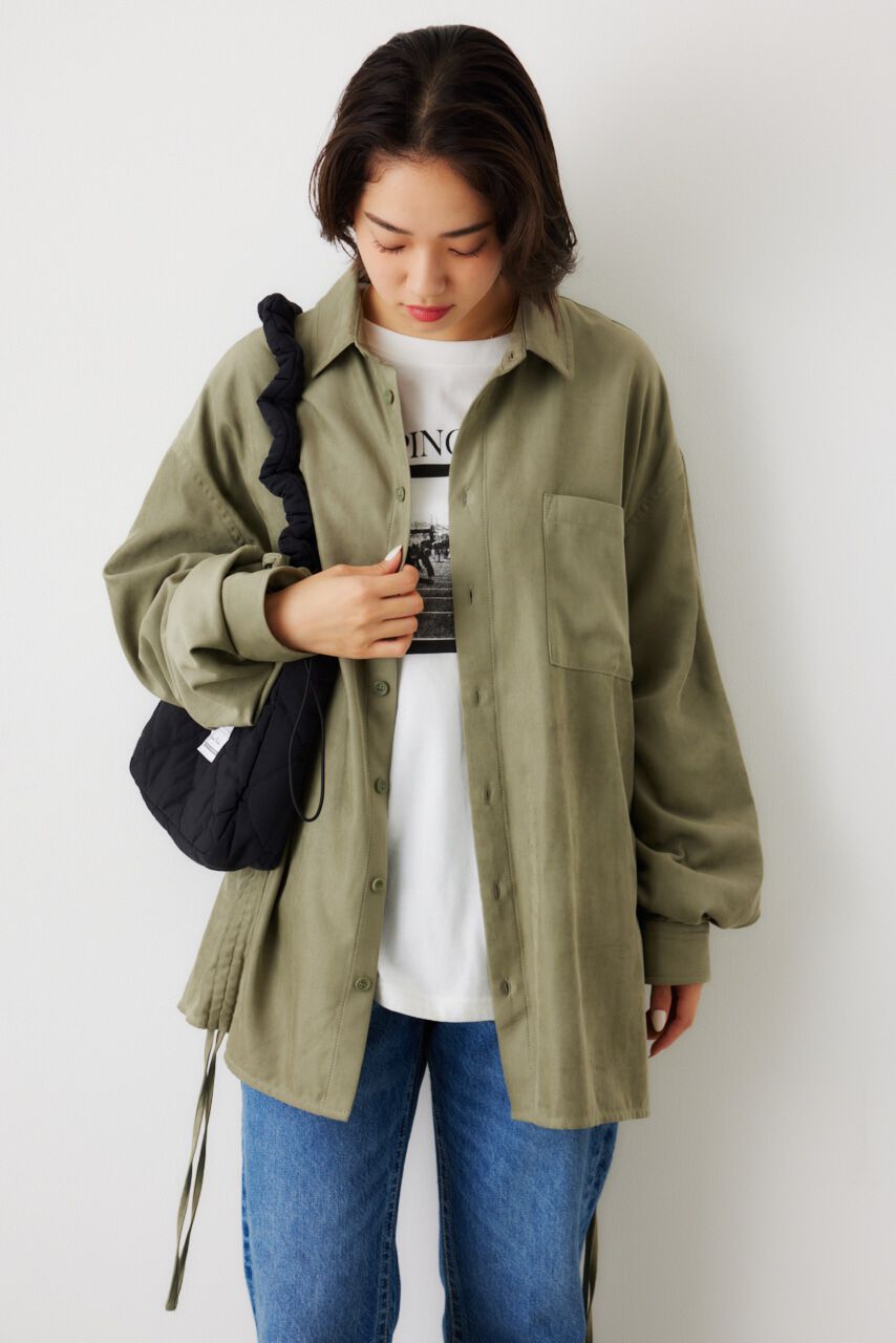 RODEO CROWNS「ルーズウォッシュコーデュロイシャツ」|シャツ・ブラウス|