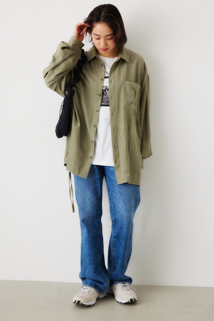 RODEO CROWNS「ルーズウォッシュコーデュロイシャツ」|シャツ・ブラウス|