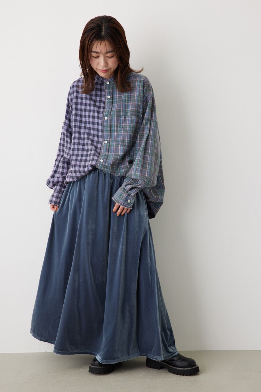 RODEO CROWNS「リラックスベロアスカート」|スカート|