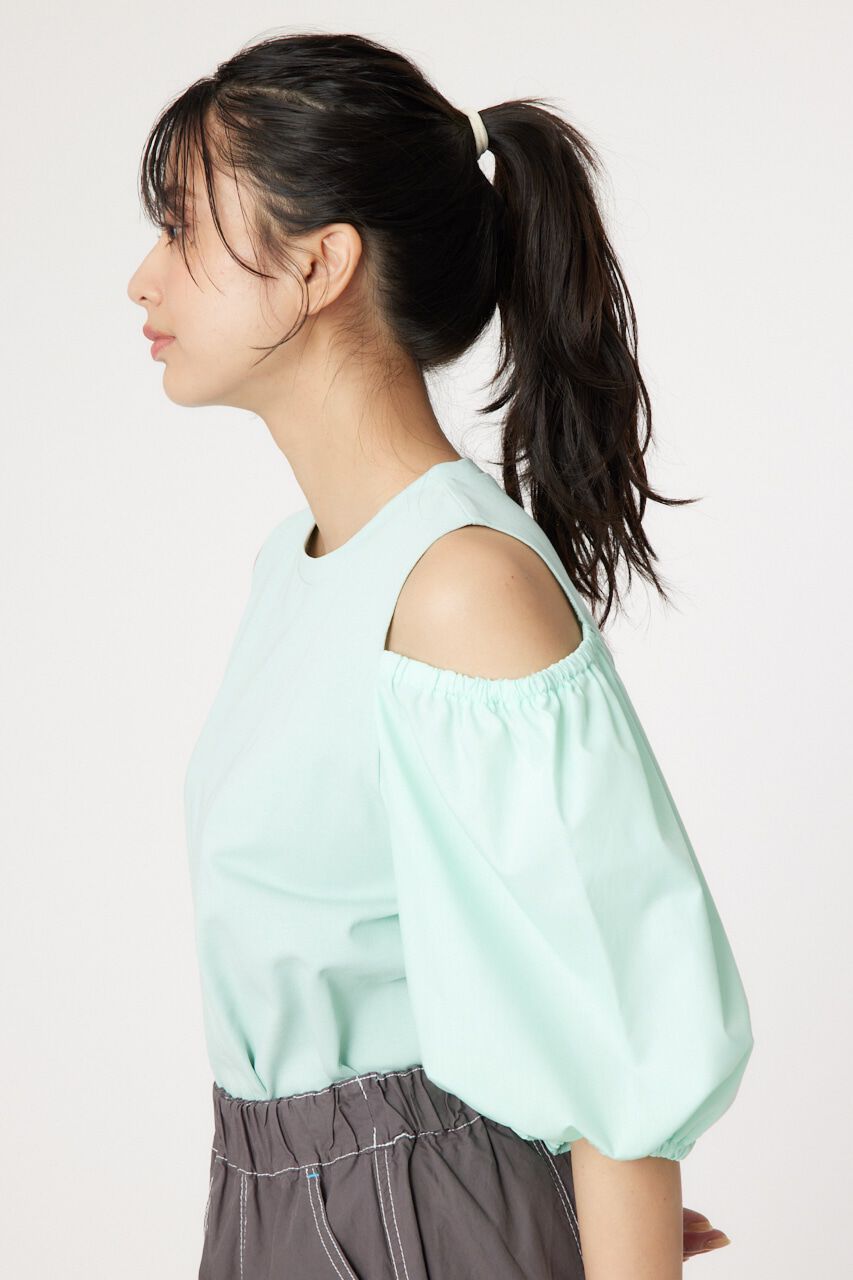 RODEO CROWNS「肩空きドッキングプルオーバー」|Tシャツ・カットソー|