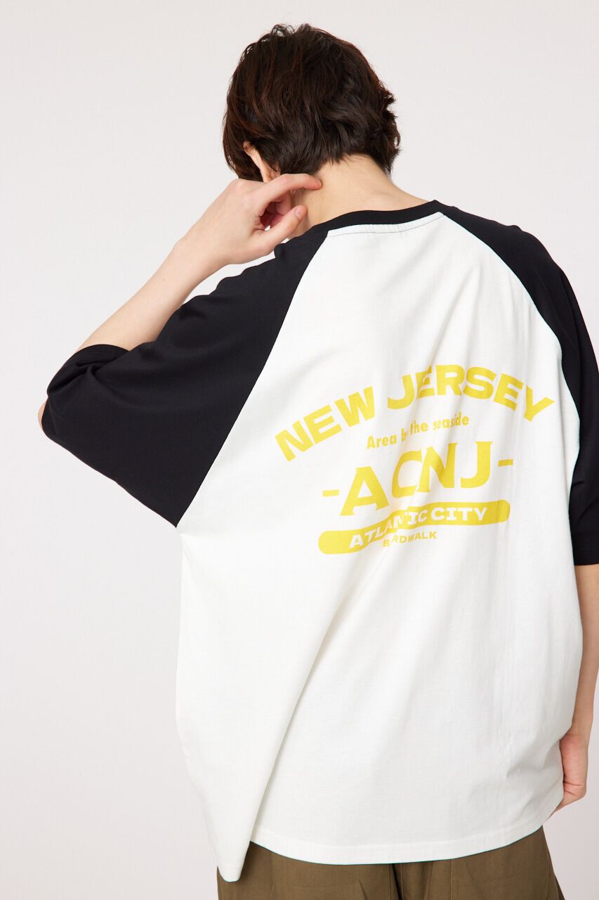 RODEO CROWNS「NJラグラン Tシャツ」|Tシャツ・カットソー|M/BLK7