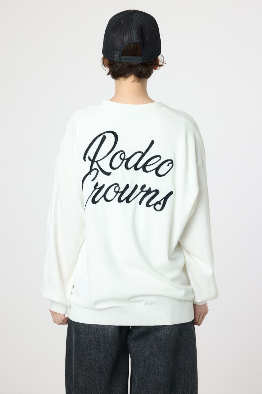 RODEO CROWNS「スクリプト LOGO ニットカーディガン」|カーディガン|