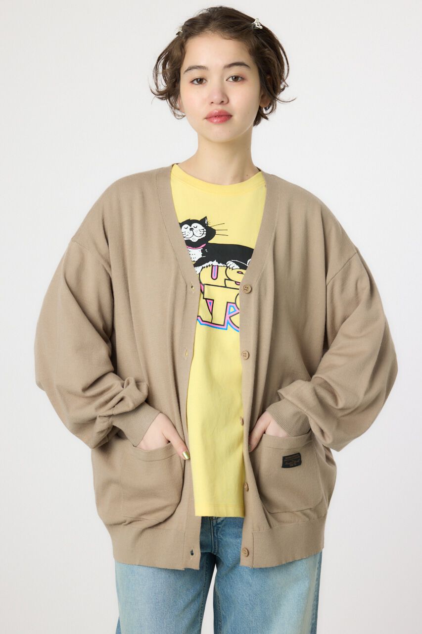 RODEO CROWNS「スクリプト LOGO ニットカーディガン」|カーディガン|