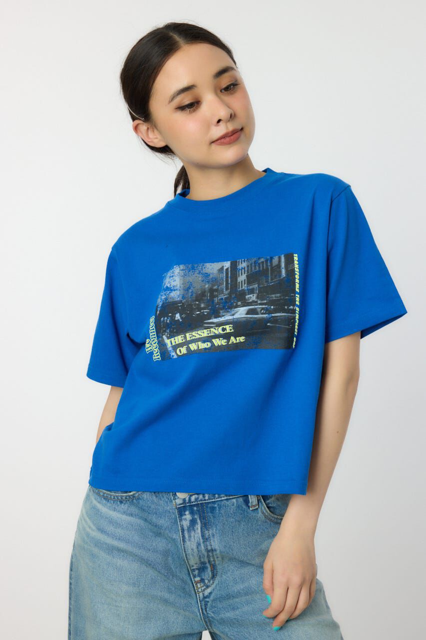 RODEO CROWNS「CITY SCAPE Tシャツ」|Tシャツ・カットソー|BLU
