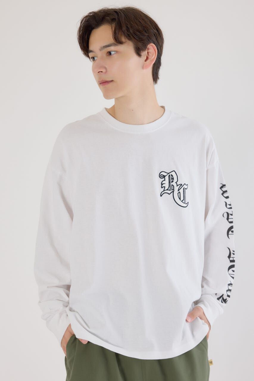 RODEO CROWNS「Blackletter 長袖Tシャツ」|Tシャツ・カットソー|WHT