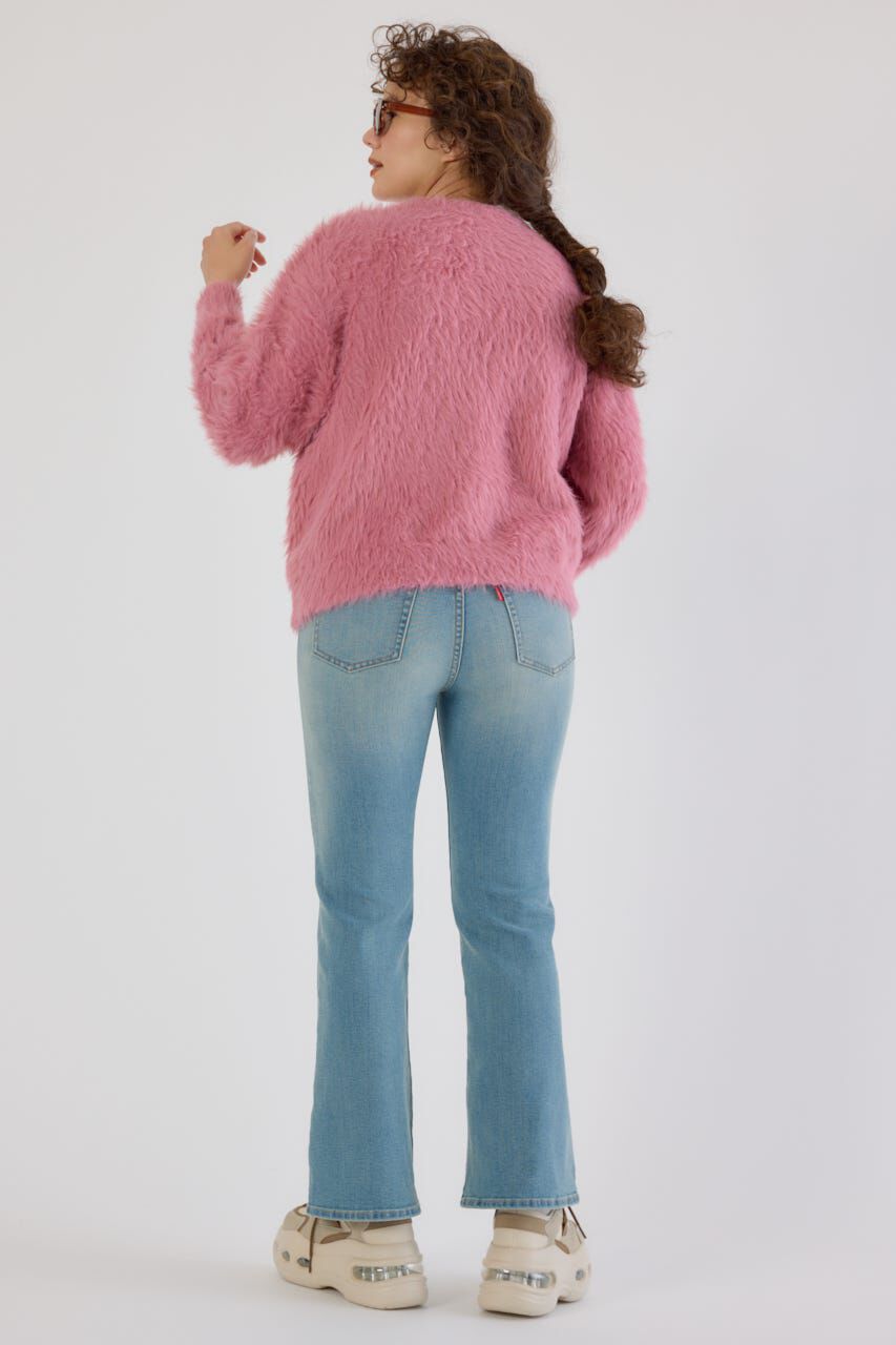 RODEO CROWNS「シャギーロゴニットトップス」|ニット・セーター|