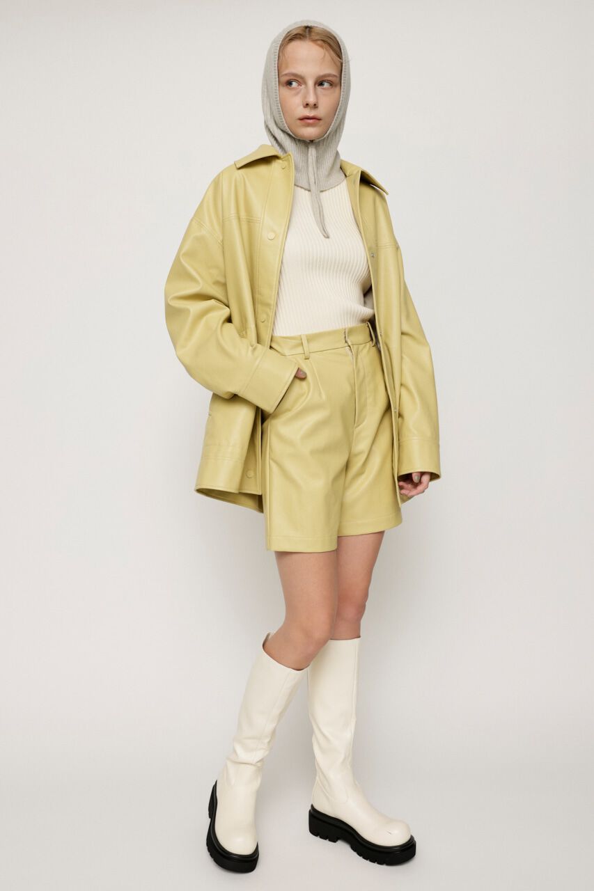 SLY「F／LEATHER SHORT パンツ」|その他|