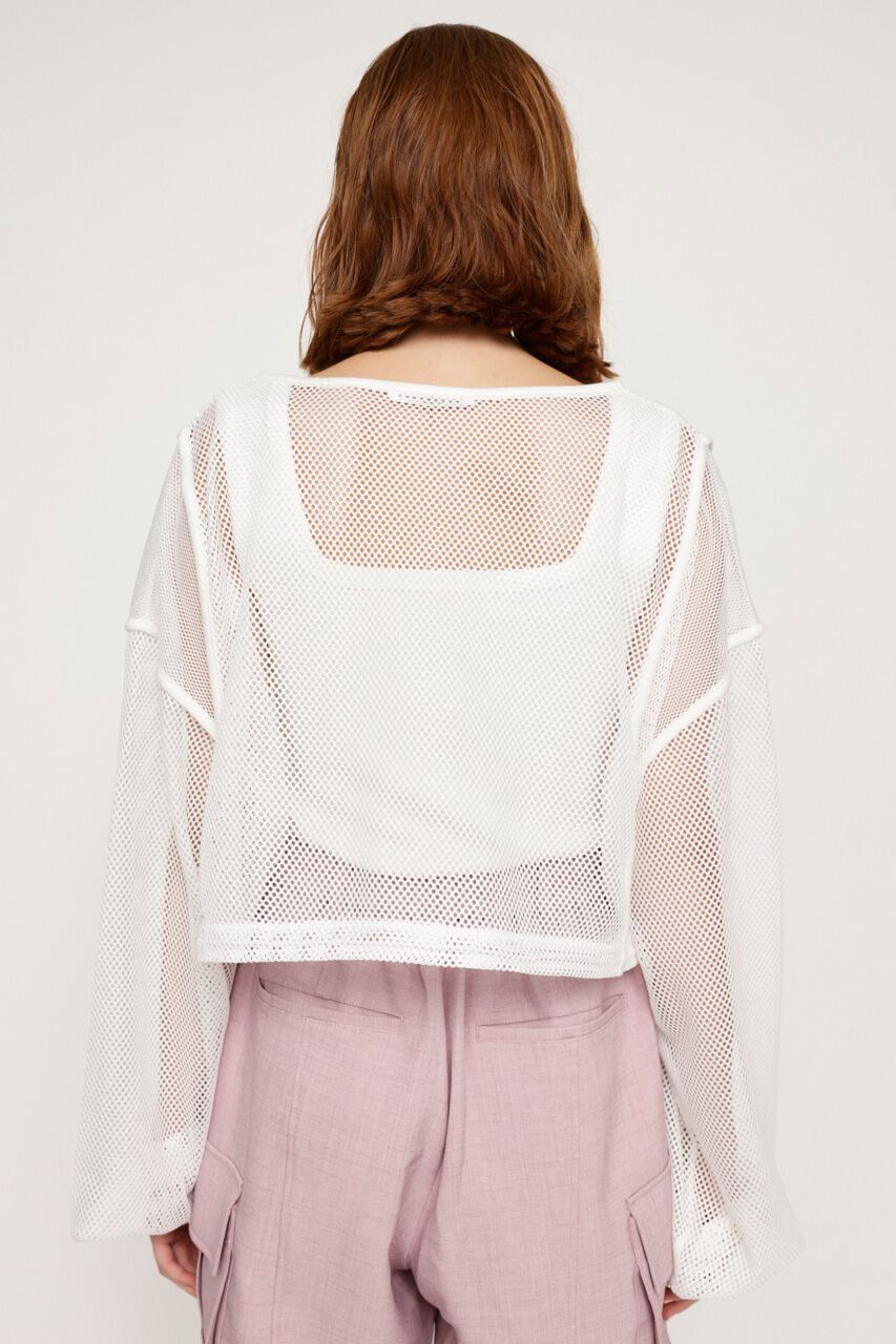 SLY「ATHLETIC MESH ARM SKIPPER トップス」|Tシャツ・カットソー|