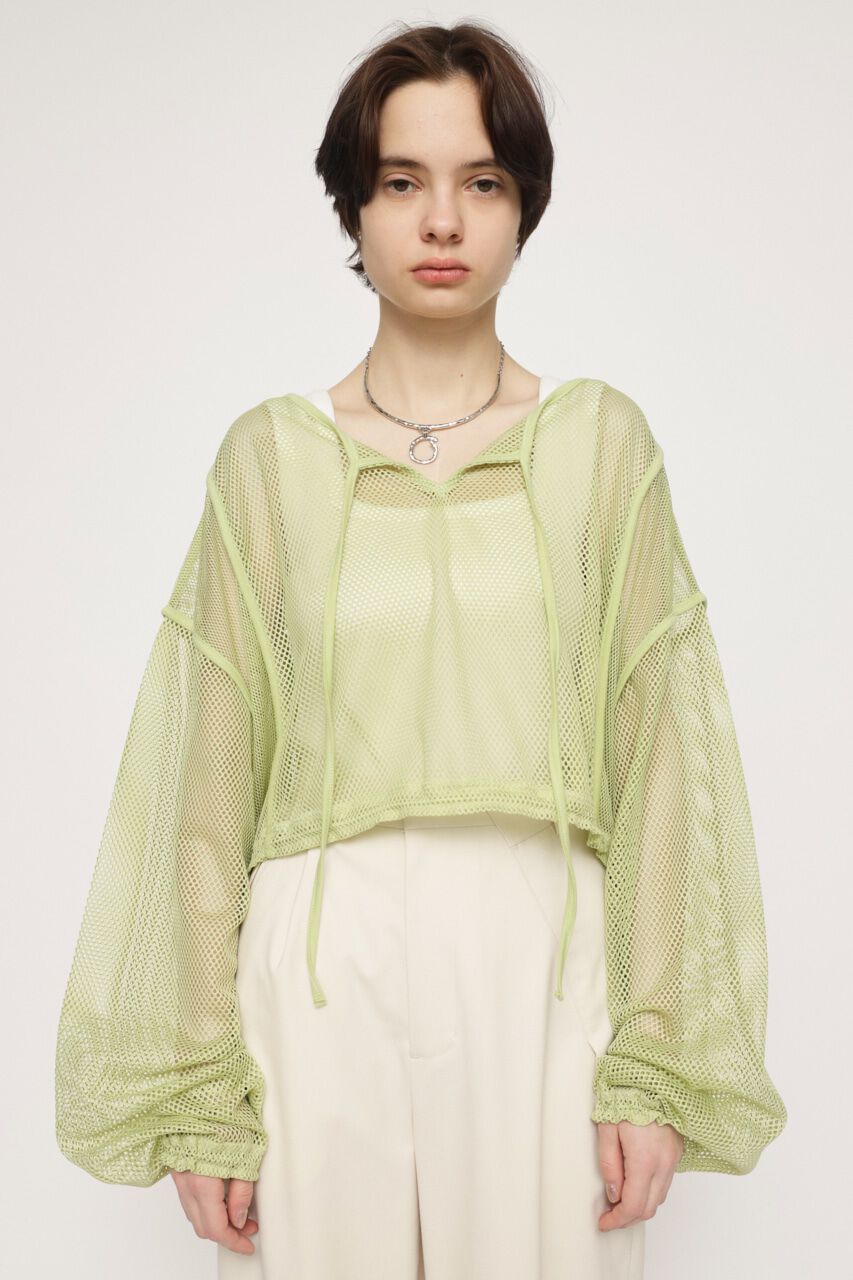 SLY「ATHLETIC MESH ARM SKIPPER トップス」|Tシャツ・カットソー|